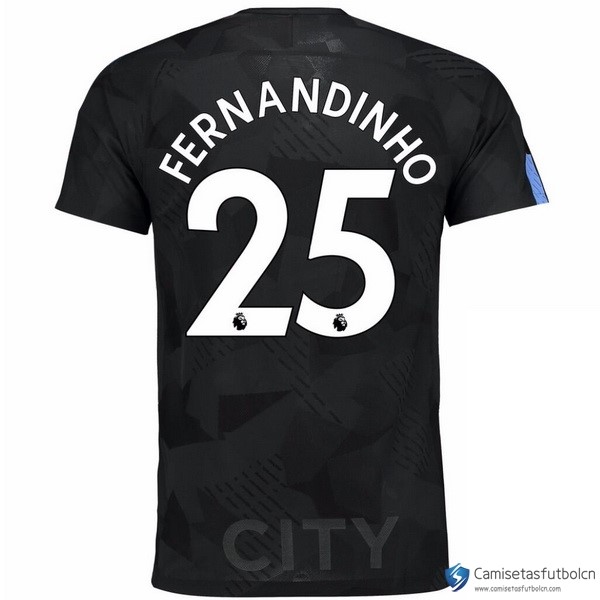Camiseta Manchester City Tercera equipo Fernandinho 2017-18